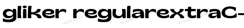 gliker regularextraC字体转换